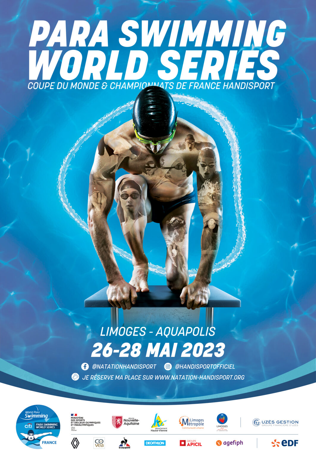 Championnats de France 50m Limoges 2023 Qualifié e s Natation